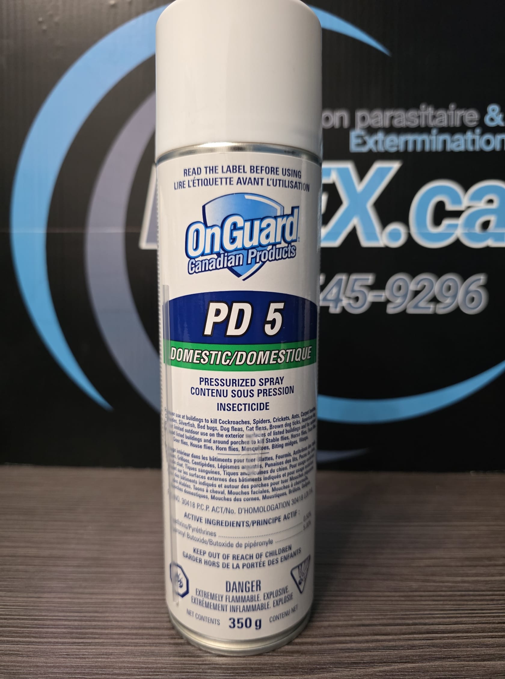 Onguard PD5 – Insecticide domestique en aérosol 350 g – Image 2