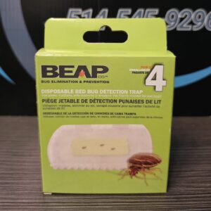 4 Pièges jetables de détection des punaises de lit