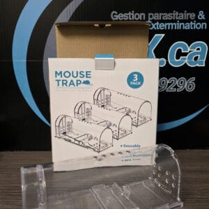 Piège à souris réutilisable (3 par boîte)