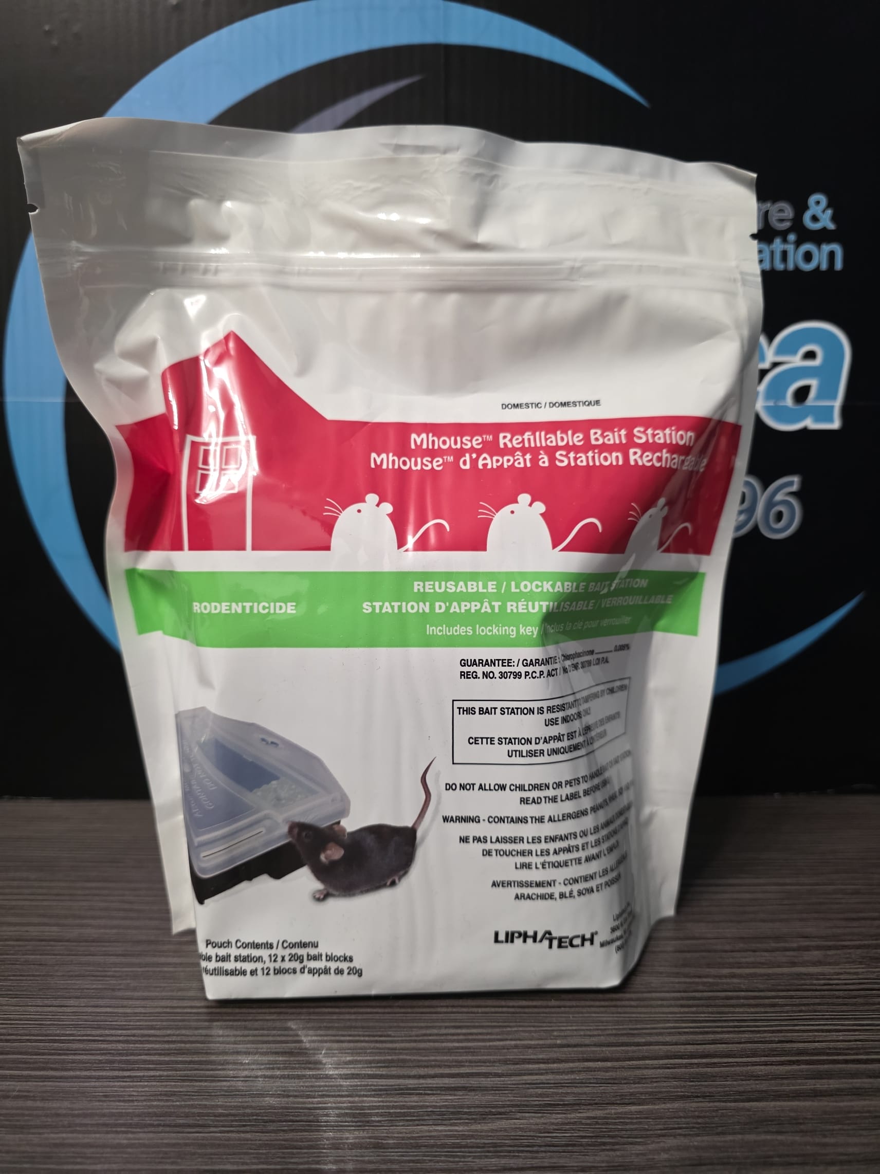 Station d’appât rechargeable Mhouse™ - souris