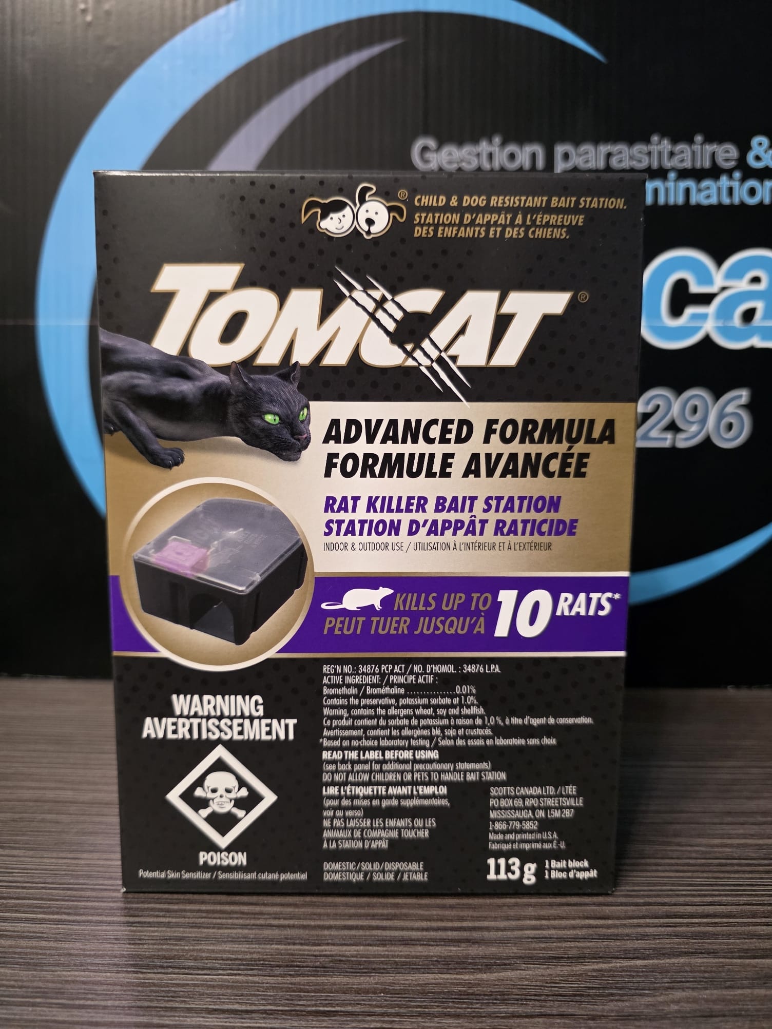 Station d’appât jetable pour rats (1 station)