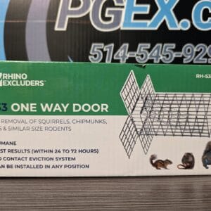 Porte à sens unique pour Écureuils et Rats